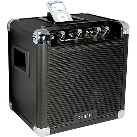 ion audio tailgater portable pa system  ipod dock