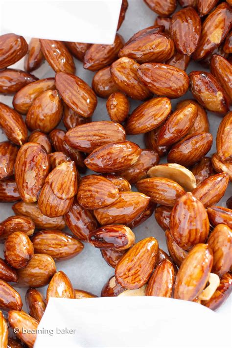 ingredient easy paleo candied almonds recipe vegan healthy beaming baker