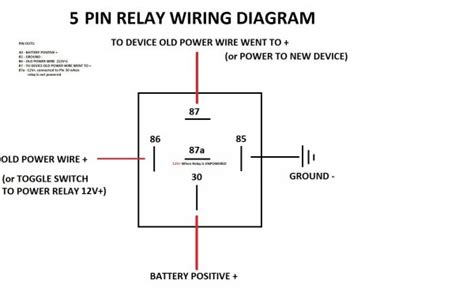 pin  relay wiring