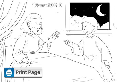 coloring pages  samuel