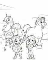 Kolorowanki Princesa Dzieci Dla Trinket Printable Colorir Clod Corajosa Garret Cavalos Princesas sketch template