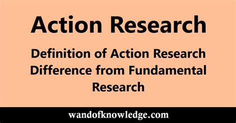 action research definition difference  fundamental research