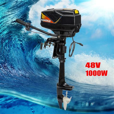 boat outboard motor engine hp  brushless electric  stroke outboard trolling motor