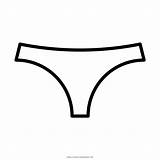 Cuecas Colorir Underpants Undergarments Iconfinder sketch template