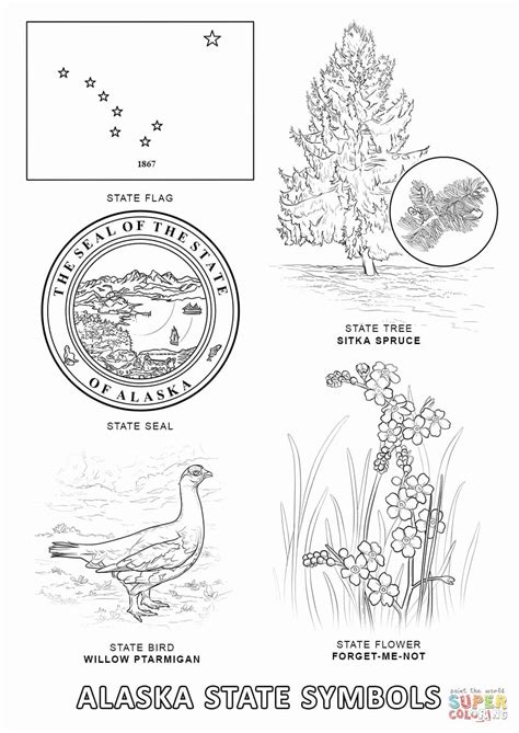 state bird coloring page   virginia state symbols coloring pages