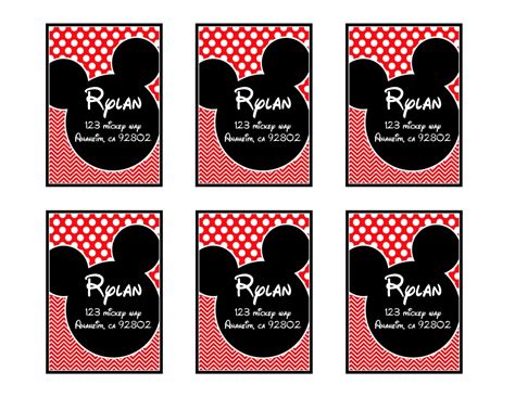 printable mickey mouse luggage tags mickey mouse luggage
