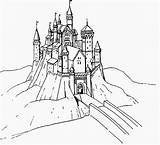 Castle Castles Coloring Pages sketch template