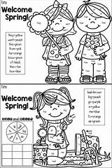 Sight Color Word Spring Words Coloring March Kindergarten Literacy Activities Colors Practice Unit Centers Reading Read Language Esl Choose Board sketch template