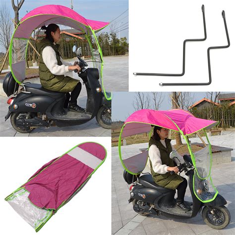 motorbike scooter rain cover motorcycle electric sun shade vehicle umbrella