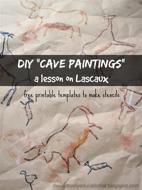 relentlessly fun deceptively educational diy cave paintings