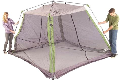 coleman screened canopy tent  instant setup