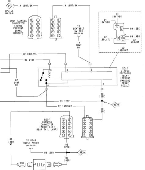 jeep tj ac wiring diagram