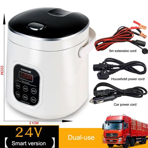 car rice cooker  car home dual   driving portable rice cooker  truck smart rice