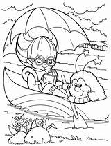 Coloring Brite Rainbow Pages Popular sketch template