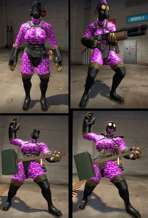 Female Pyro Pink Camouflage Hex Skin By Mrxrickyx On
