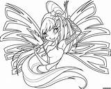 Winx Coloring Club Pages Coloring4free Sirenix Related Posts sketch template