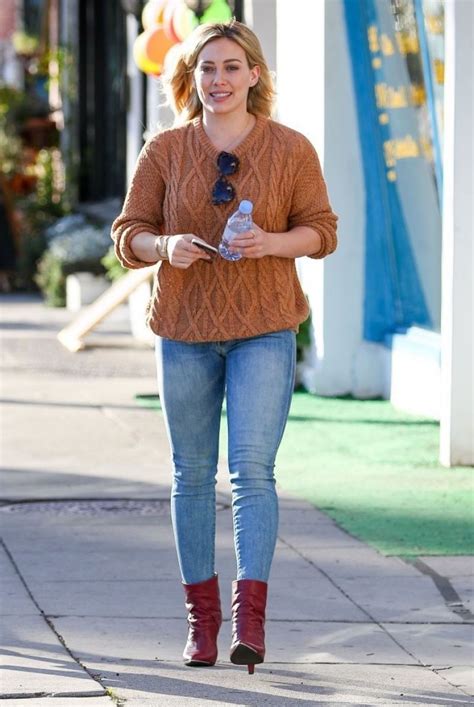 hilary duff casual outfit sherman oaks march 2015