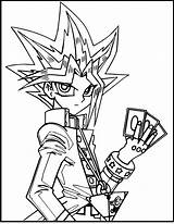 Yugioh Yu Oh Yugi Yami Netart Duel Muto sketch template