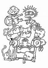 Rugrats Printable Kids Lil 90s sketch template