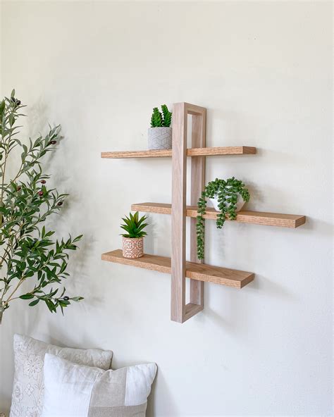 modern diy wall shelf  handcrafted haven