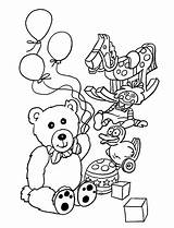 Toys Coloring Pages Drawing Printable Color sketch template