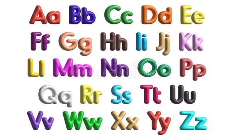 big small letters alphabet stock illustrations  big small letters