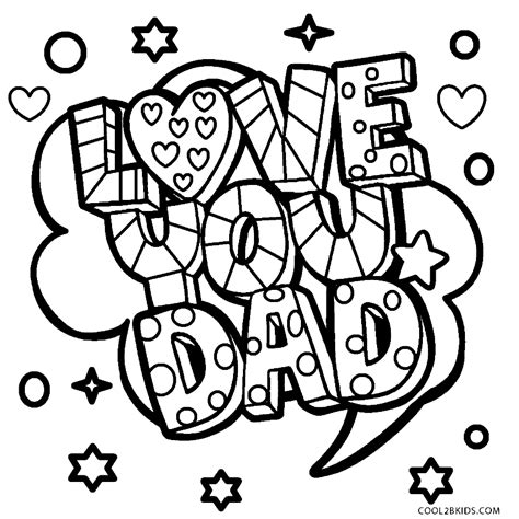 dad  coloring pages