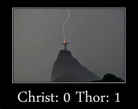 christ 0 thor 1 atheism funny pictures funny