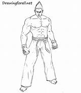 Kazuya Mishima Tekken Drawingforall sketch template