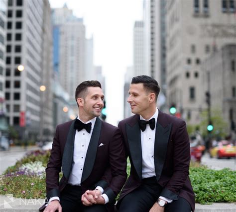 Chicago Luxury Gay Wedding Photos Morgan Mfg Chicago