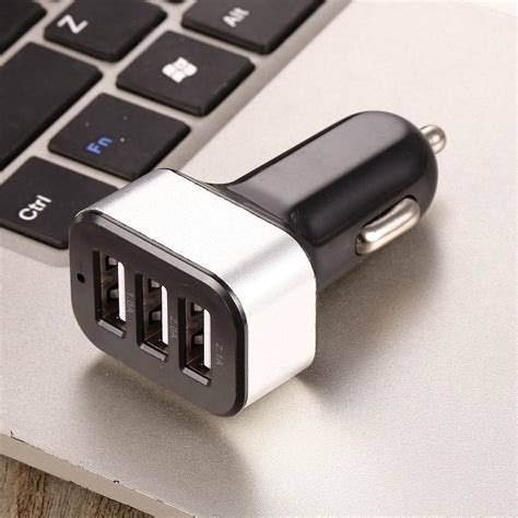 car charger mobile phone  ports usb fast charging adapter  smart wt  ebay