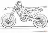 Motorrad Motocross Kawasaki Offrad Malvorlagen Färbung Pferde Motorräder Malbuch Suzuki sketch template