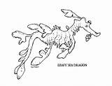 Dragon Sea Coloring Pages Leafy Drawing Color Hartter Getdrawings Deviantart Awesome Getcolorings sketch template