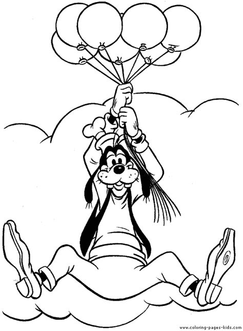 goofy coloring pages coloring pages  kids disney coloring pages