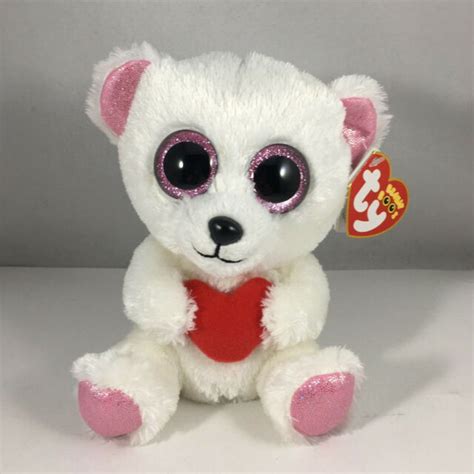 Ty Beanie Boos Sweetly The Valentine Bear 6 Inch 2013 For Sale Online