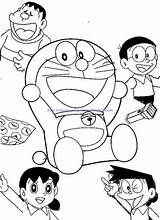 Doraemon Doremon Kitty sketch template