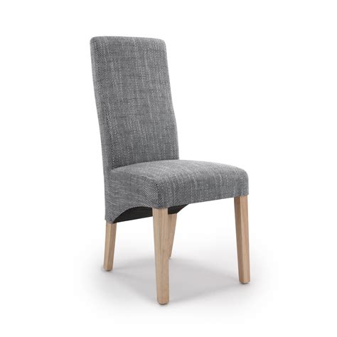 buxton steel grey fabric dining chair baxter fabric dining chairs