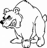 Bear Coloring Angry Face Drawing Pages Easy Wecoloringpage Fierce Clipart Polar Clipartmag Getcolorings Animals Panda Drawings Paintingvalley Bears Printable sketch template