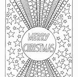 Christmas Merry Coloring Pages Pdf Adult Etsy Instant Digital sketch template