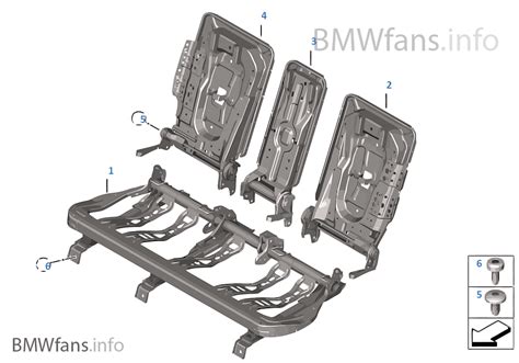 seat rear seat frame base seat bmw      europe