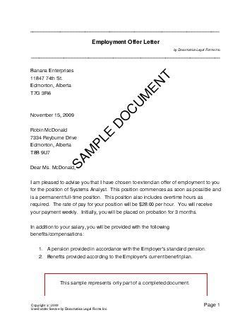 sample teacher job offer letter httpwwwresumecareerinfosample