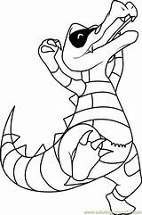 Coloring Pages Krookodile Pokemon Getcolorings Getdrawings sketch template