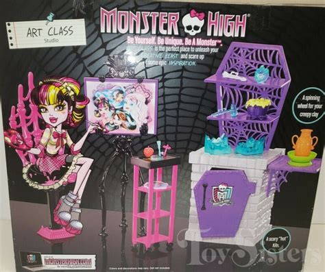 monster high art class studio  bdd ffr toy sisters