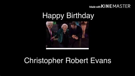 happy birthday chris evans youtube