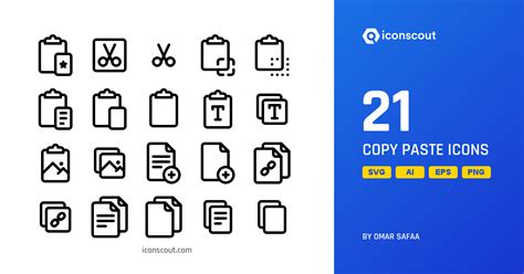 copy paste icon pack   svg png icon fonts