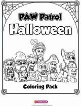 Paw Coloring Patrol Halloween Pages Nick Jr Colouring Pack Birthday Party Pumpkin Giveaway Intheplayroom Printable Collection Sheets Kids Sketch Inspiration sketch template
