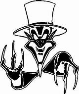 Icp Juggalo Clown Insane Posse Reaper Juggalos Juggalettes Man Creepy Hatchet Clowns Ringmaster Twisted sketch template