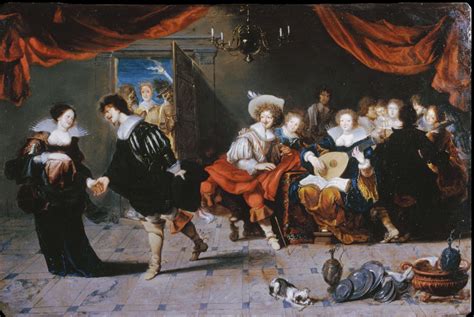 Merrymakers In An Inn By Simon De Vos 1630 39 Art Art