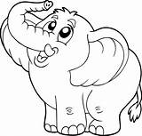 Elefante Elephant Colorear éléphant Bebe sketch template