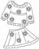 Clothes Coloring Pages Fashion Barbie Getdrawings sketch template